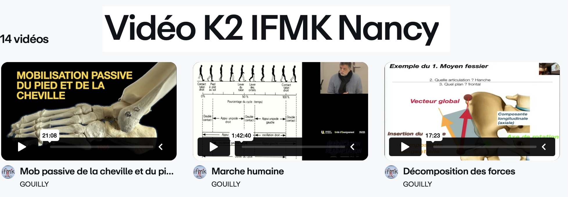 Vidéo K2