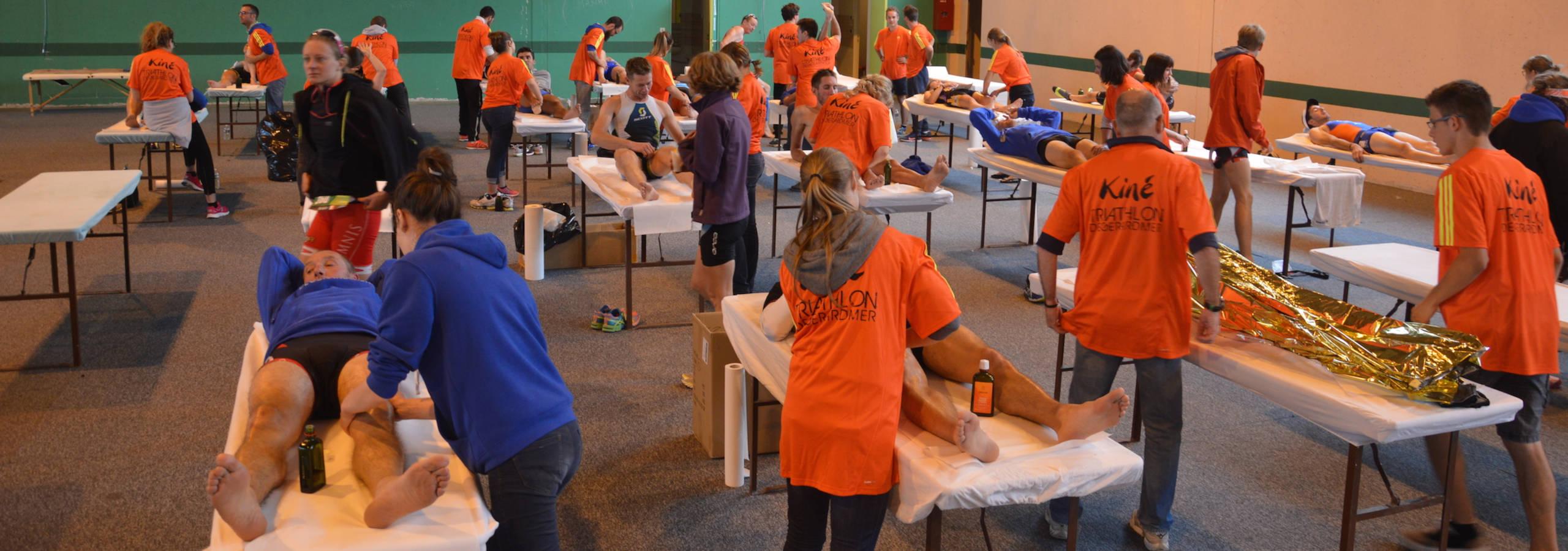 Soulager les triathletes